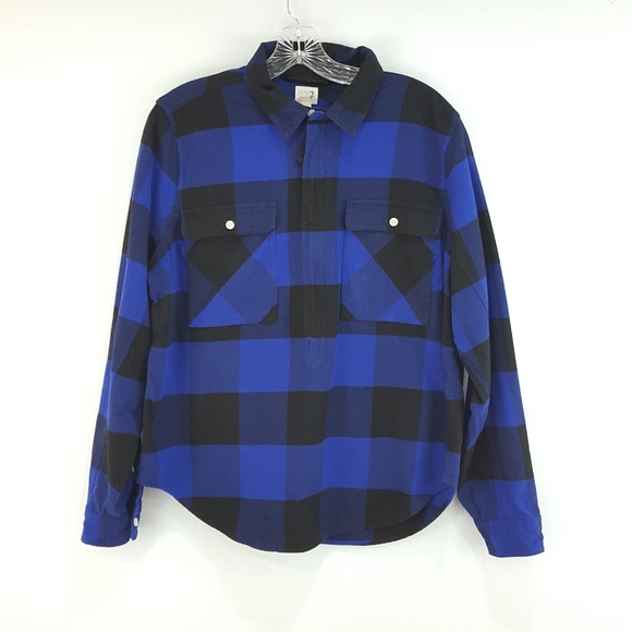 J. Crew Factory Buffalo Plaid Shirt Zipper Jacket - Picture 3 of 8